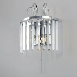 Citilux Инга CL335321 Бра хрустальное с выключателем Хром