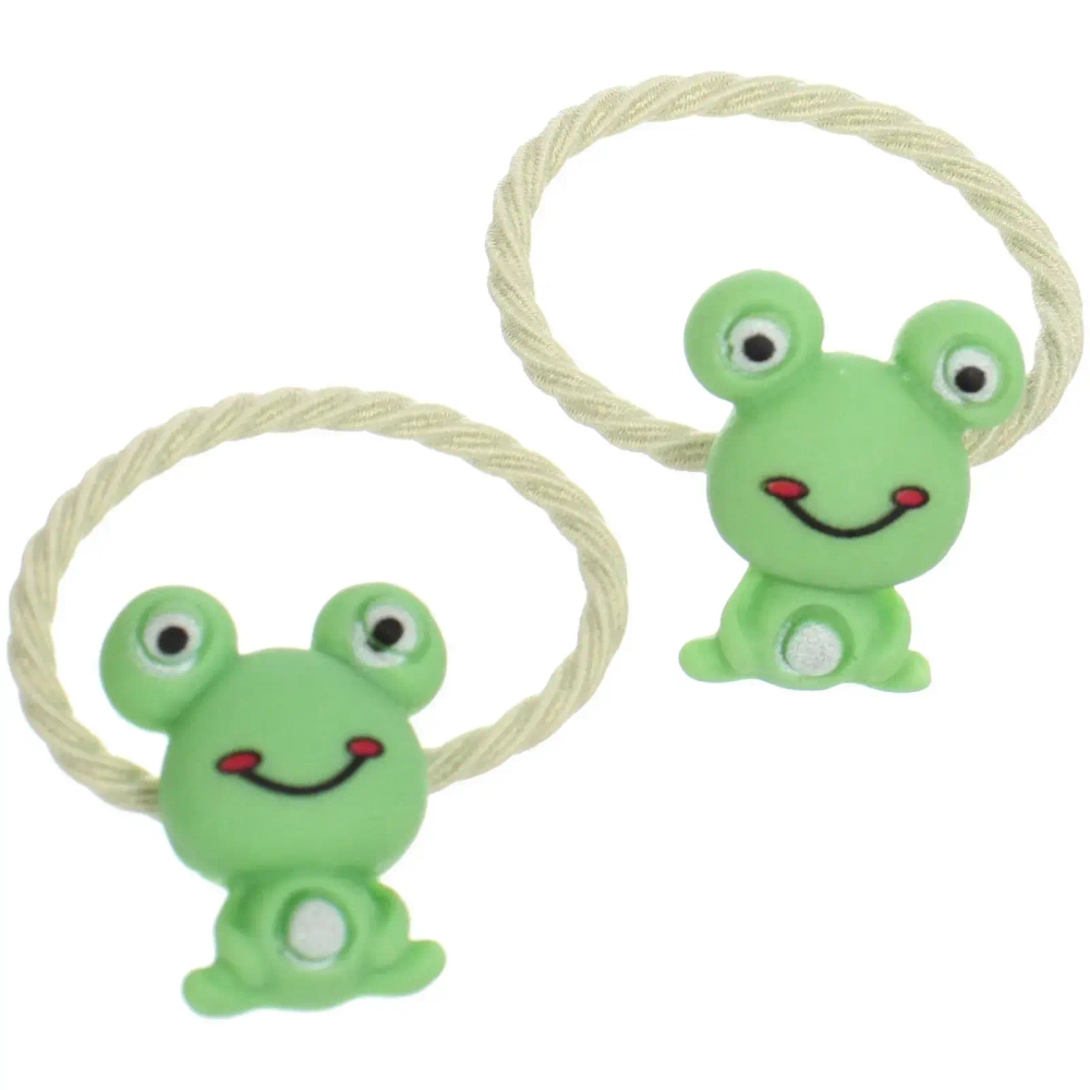 Резинки для волос детские 2шт «Fruit boom - Зверюшки», цвет микс, d-5,5см