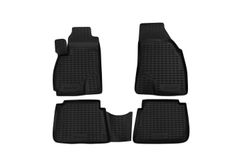 Коврики Standard, в салон HYUNDAI Santa Fe Classic 2001-2006, 4 шт. (полиуретан, чёрные) Element.NLC.20.11.210