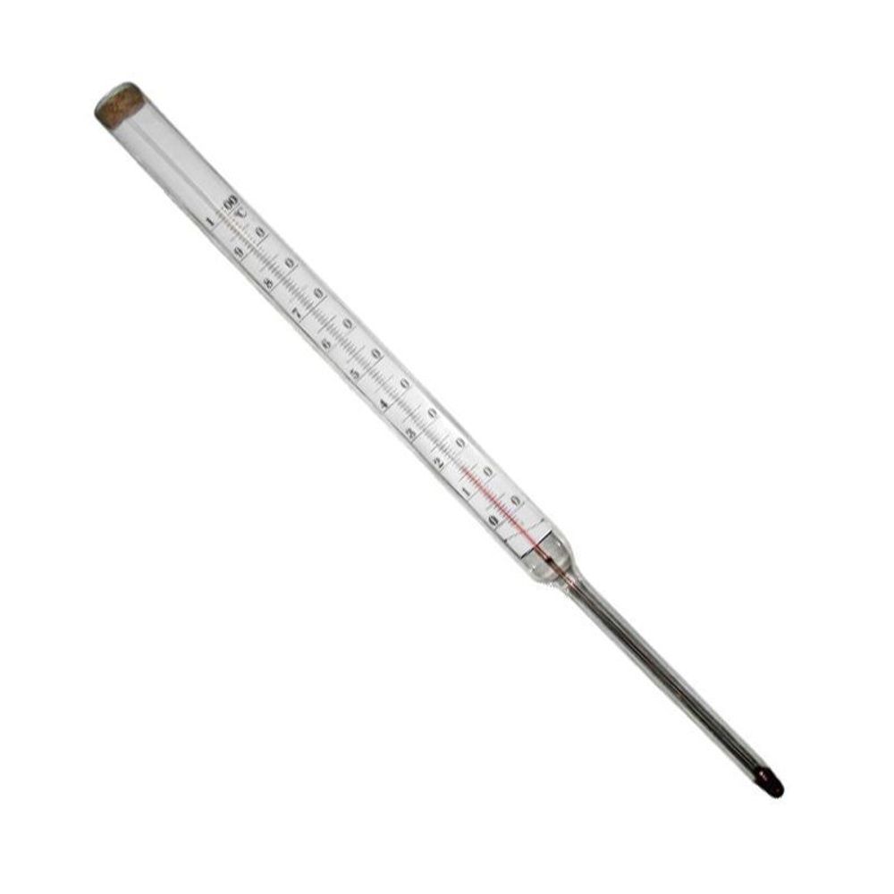 Термометр ТТЖ /керосиновый 0+200 66мм прямой (П), Стеклоприбор