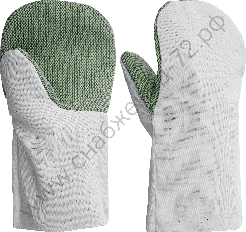 СИБИН от мех. воздействий, с брезентовым наладонником, XL, хлопчатобумажные рукавицы (11421)