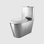 Унитаз напольный нерж. сталь NOFER 13016.B глянцевый