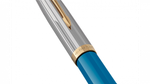 Шариковая ручка Parker 51 Premium Turquoise GT стержень: M, цвет чернил: black, в подарочной упаковке.