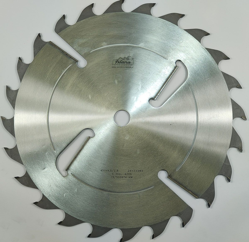 Пила дисковая TCT "Pilana" 450x4.0/2.8x30 z24+4 94.1 WZ-TOS