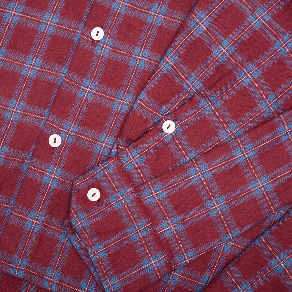 Рубашка One Two Cowboy Shirt Wine винная