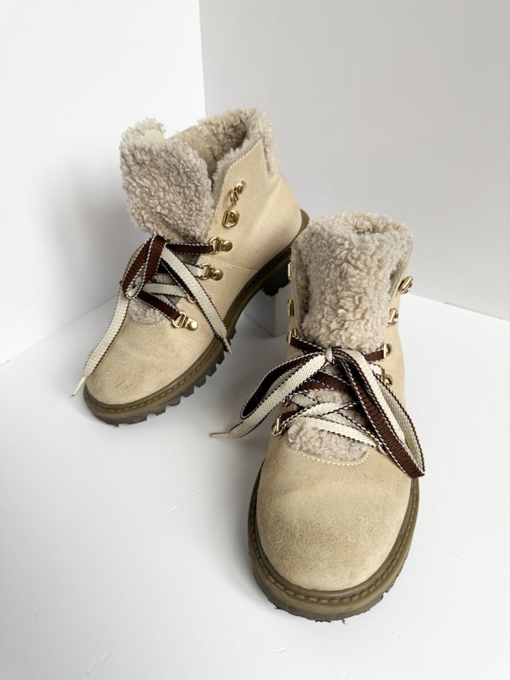 Утепленные замшевые ботинки Jarrett, 32