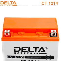 Аккумулятор Delta CT 1214 (12V / 14Ah) [YTX14H-BS, YTX16-BS, YB16B-A,YTX14-BS]