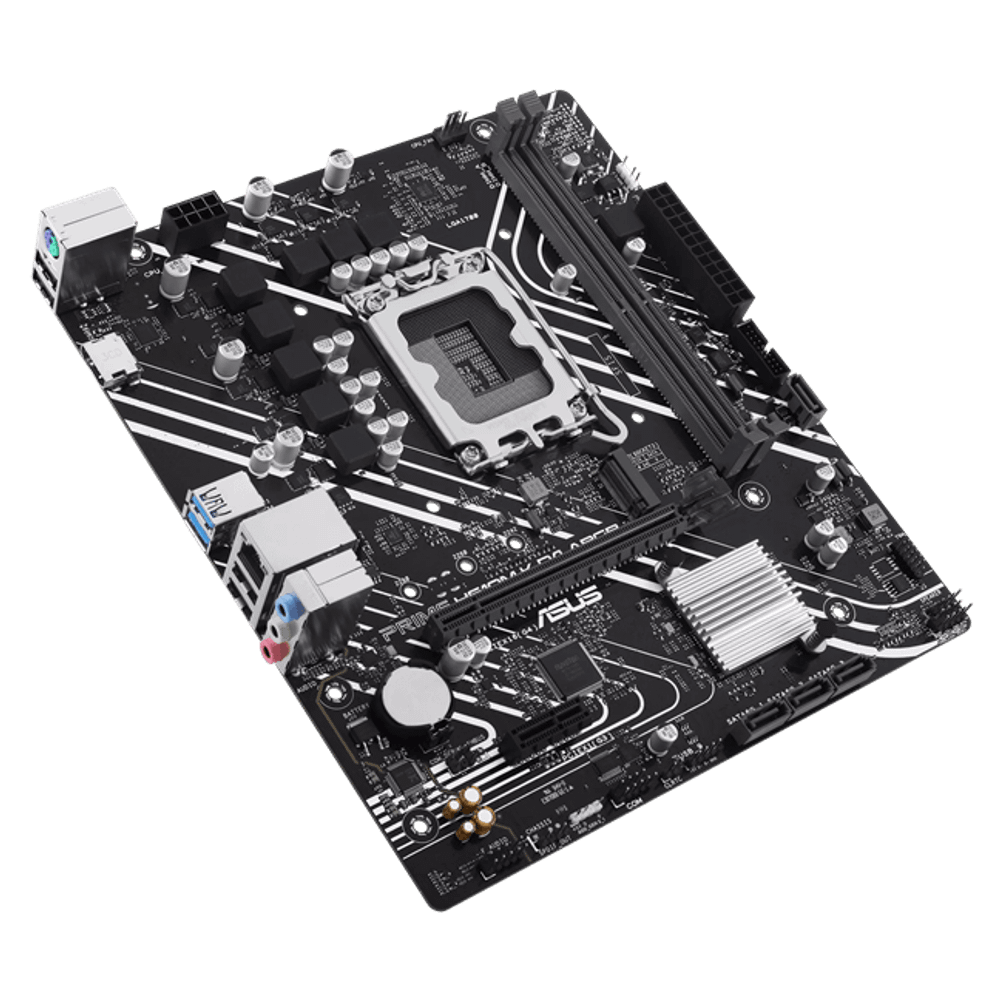 Материнская плата ASUS PRIME  H610M-K D4 ARGB, LGA1700 2xDDR4 4xSATA3 M.2 1xHDMI 2xARGB mATX