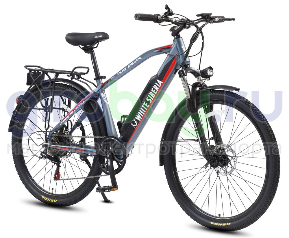 Электровелосипед WHITE SIBERIA CAMRY ALLROAD 500W 36V/11A Snegir (Синий) фото 2 фото №3