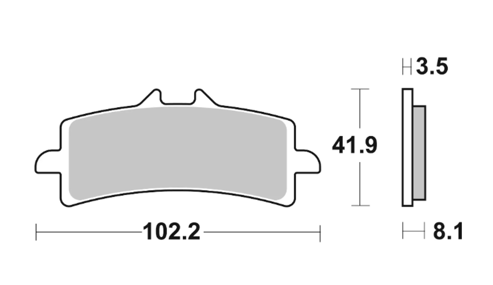 Brembo Колодки тормозные передние 07BB37SR (1 суппорт)