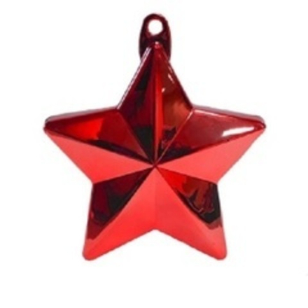 Грузик для шара Звезда Красная 160гр.