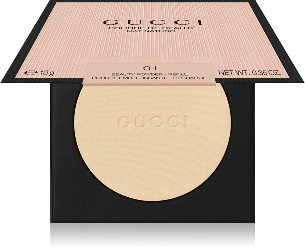 Gucci Gucci Beauty Poudre De Beaute Matte Powder - Пудра матирующая наполнение оттенок 01, 10 g