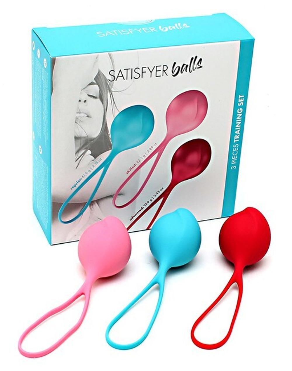 Классические одинарные вагинальные шарики Satisfyer Balls (Цвет: мультиколор)