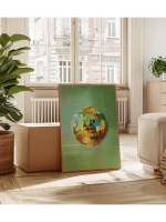 постер 30х40 см интерьерный на стену без рамок Диско шар