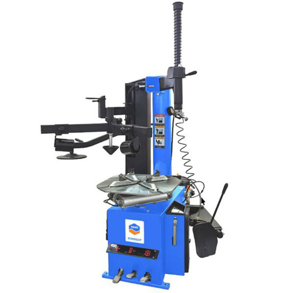 ТЕМП TC9551IT Станок шиномонтажный полуавтоматический с "третьей рукой" и взрывной накачкой, 10-24", 380 В