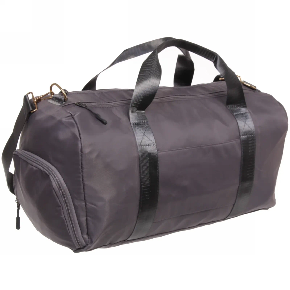 Сумка спортивная «Sport Today»,водонепроницаемый отдел + 2 кармана+отдел под обувь, цвет серый, 42*24*18 см