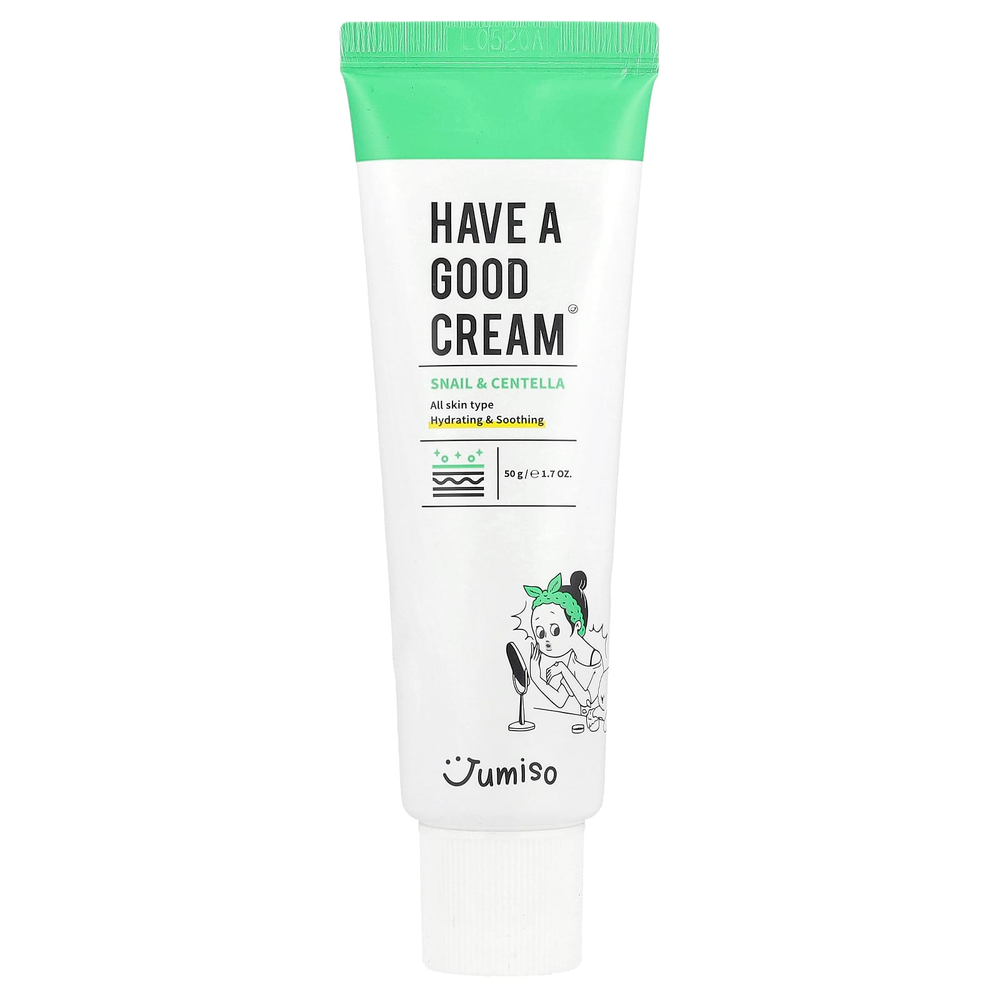 Jumiso, Have A Good Cream, улитка и центелла, 50 г (1,7 унции)