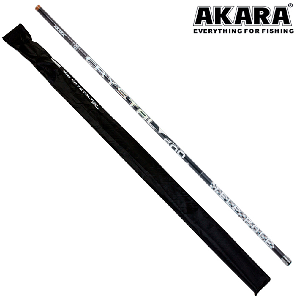 Удилище телескоп угольное д/с Akara Crystal Pole (10-30) 4,0 м б/к
