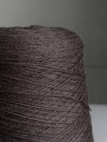 Пряжа Zegna Baruffa Cashwool 2/30 (100% мериносовая шерсть),1500м/100гр, горький шоколад