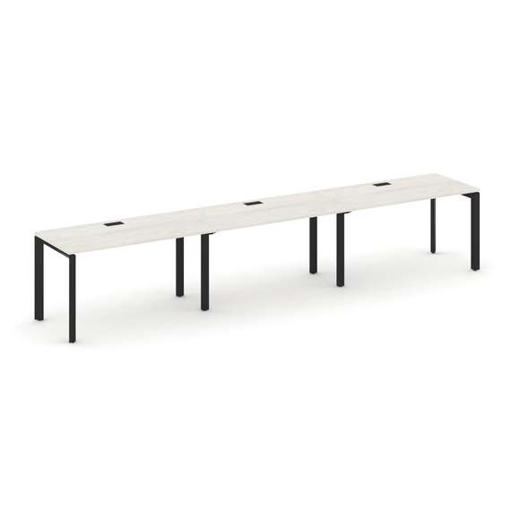 Style Project Рабочая станция односторонняя SN-59P.ORS-051 Дуб Наварра/Металл Черный/Черный Заглушка