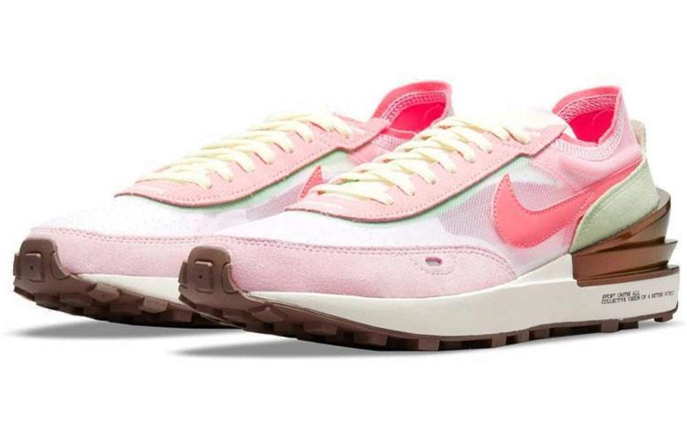 Кроссовки Nike Waffle One Regal Pink (Женская размерная сетка)