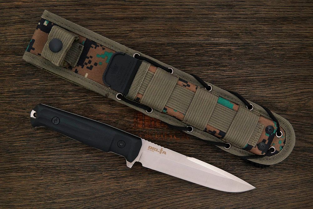 Нож тактический Kizlyar Supreme Delta, клинок 150мм, сталь D2, рукоять кратон