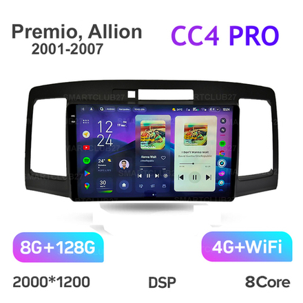 Teyes CC4 Pro 9" для Toyota Premio, Allion 2001-2007