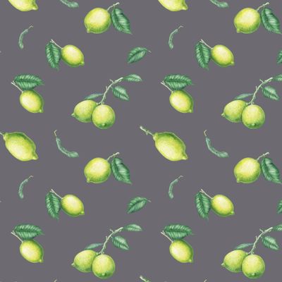 лимоны на сером