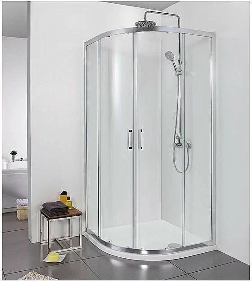 Душевой уголок Aquanet Alfa NAA2142 90x90 R550 стекло прозрачное/профиль хром
