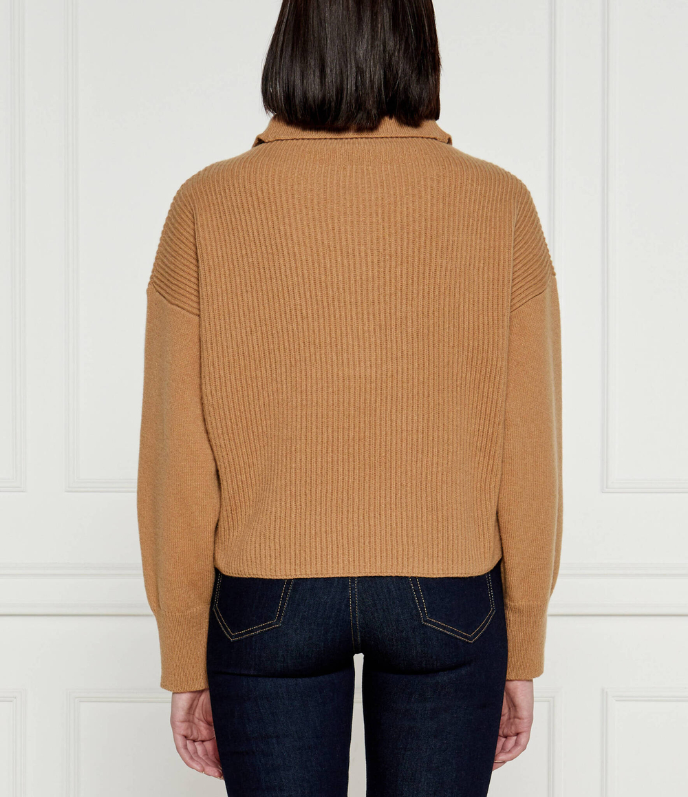 Хлопковый свитер caveau Pinko - коричневый(104061 A1CH)