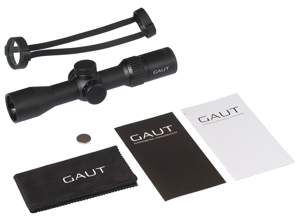 Прицел Gaut Amber 2-8x36, сетка 27 (Mil-Dot) - фото 8