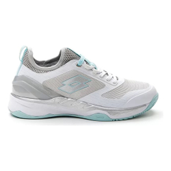 Женские теннисные кроссовки Lotto Mirage 200 Clay Court Shoe Women - White, Silver
