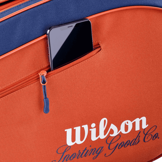 Сумка теннисная Wilson Roland Garros Team 6PK Clay/Navy (2026)