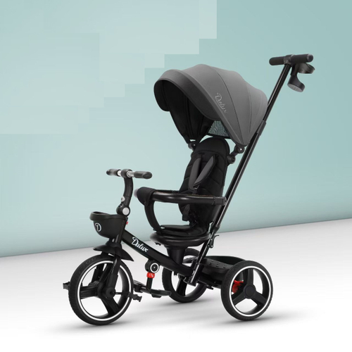 Трехколесный детский велосипед Luxmom 3588 (серый)