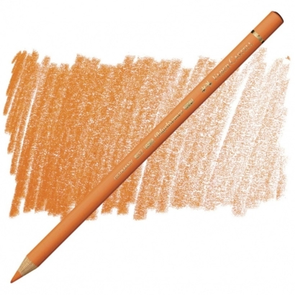 Карандаш художественный Faber-Castell "Polychromos", цвет 113 оранжевая глазурь