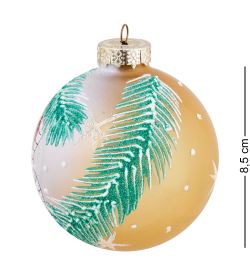 Элита НФШ-1706 Ел.украшение Шар «Змея» желтый 85 мм