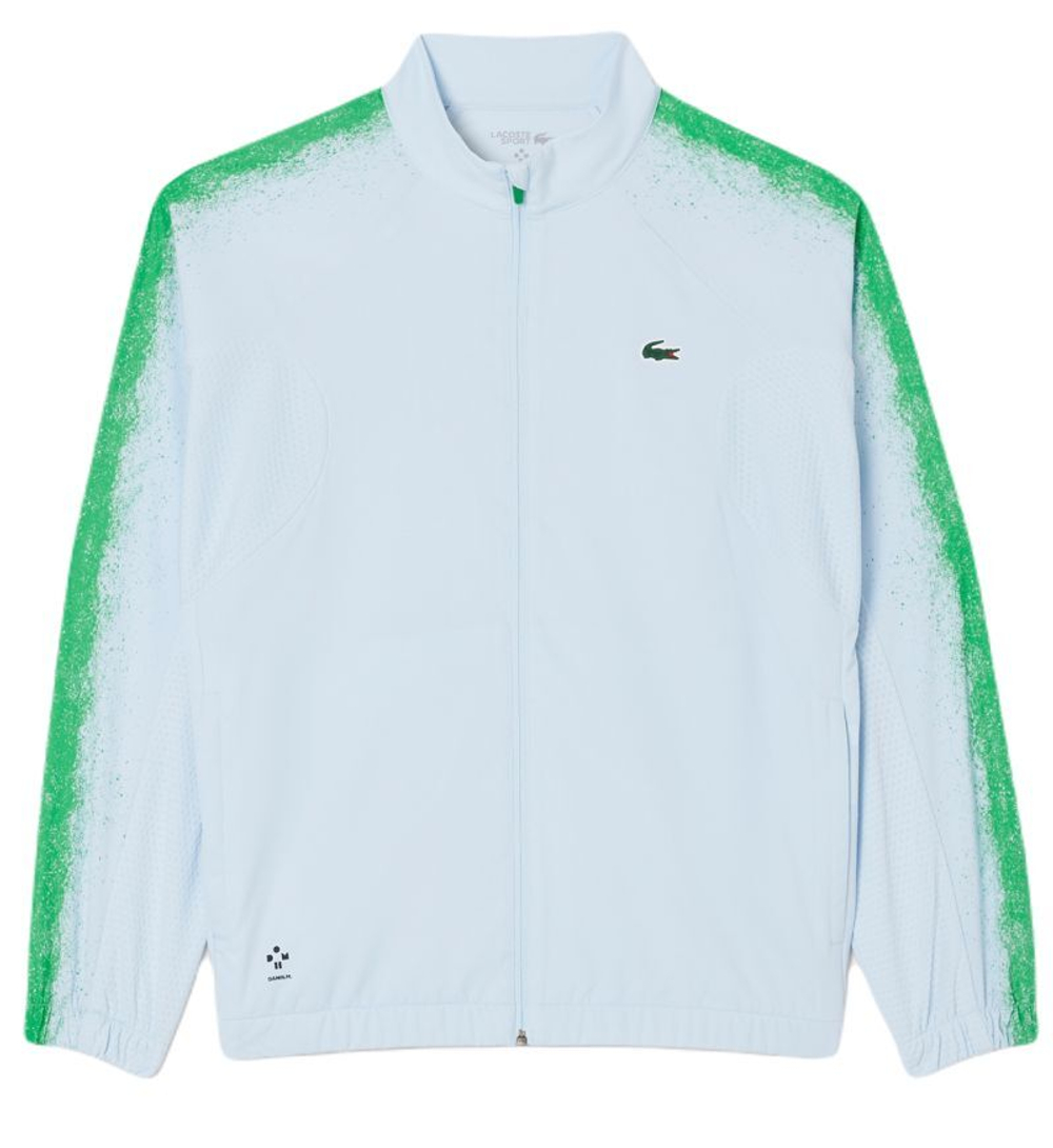 Мужской теннисный костюм Lacoste Tennis x Daniil Medvedev - небесный