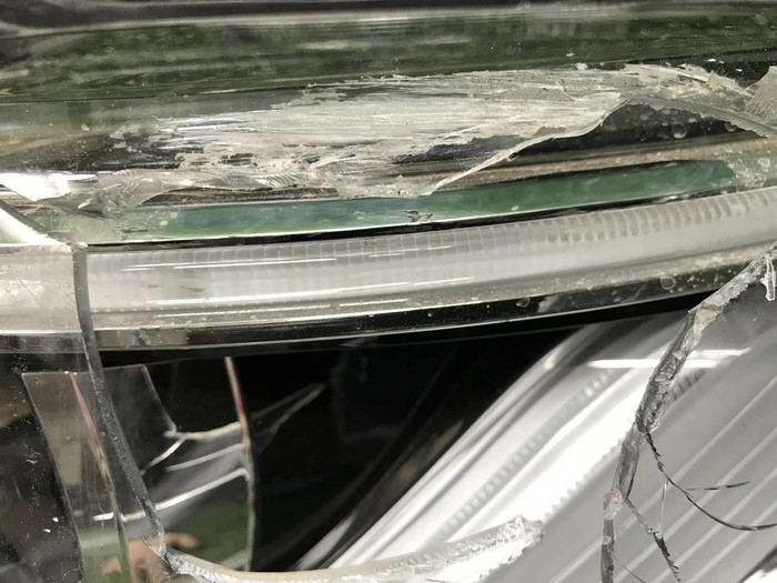 Битая Фара левая Infiniti QX80 (2017-2024) LED