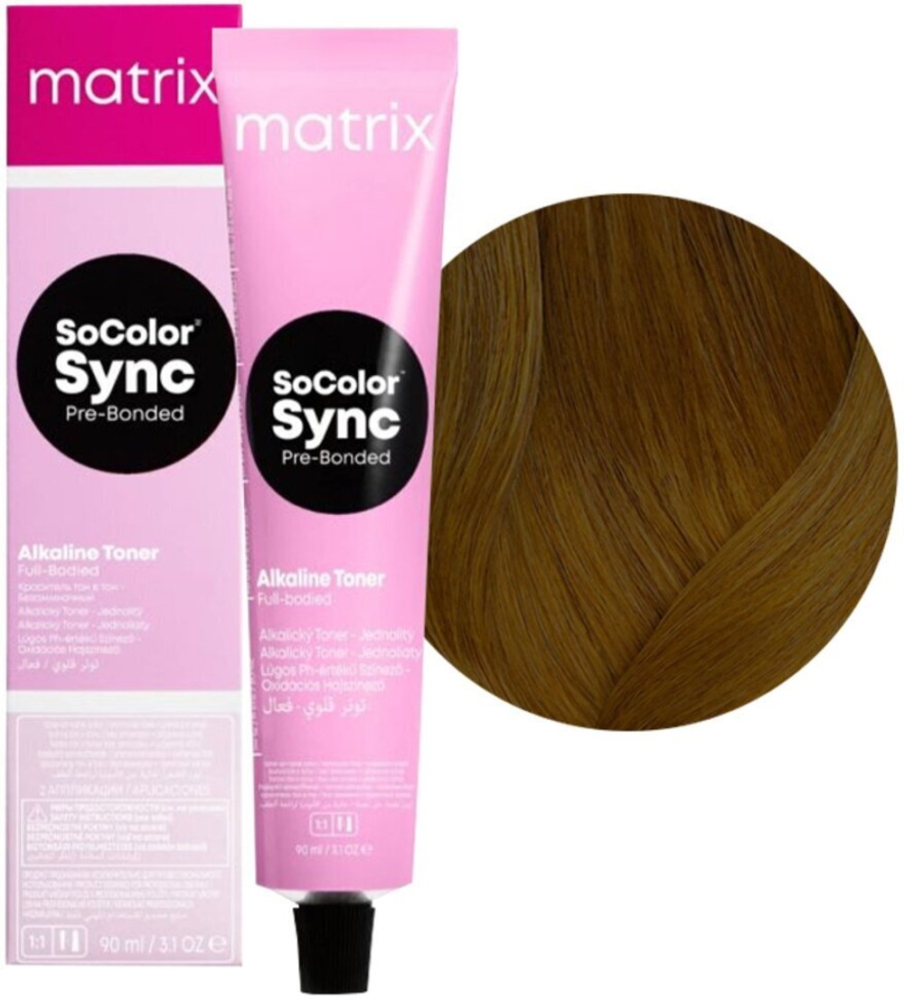 Matrix SoColor Sync краска для волос, 6A темный блондин пепельный, 90 мл
