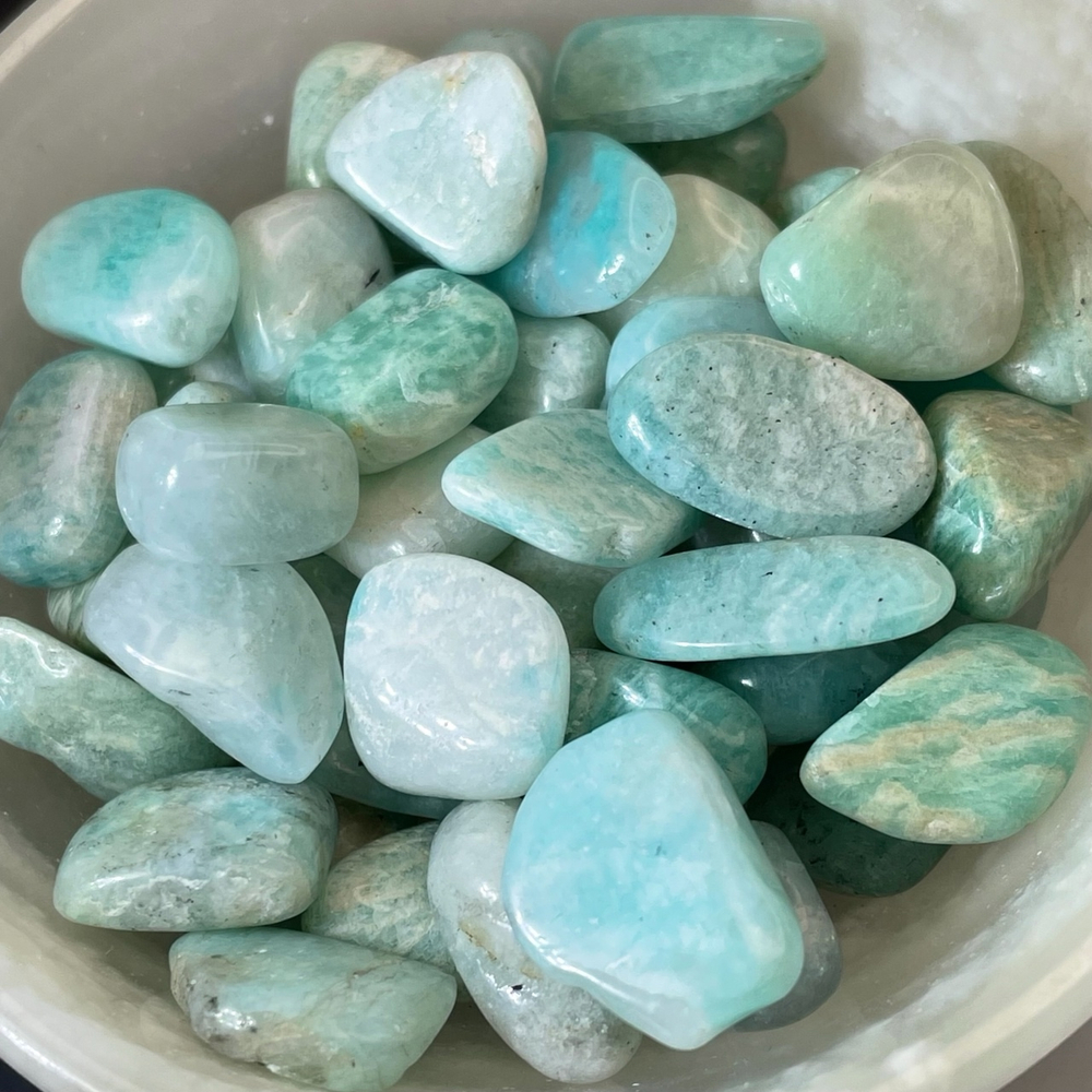 49501  Амазонит галтовка 14-17мм