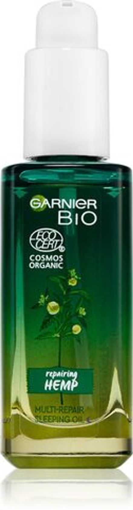Garnier Bio Repairing Hemp - регенерирующая ночная сыворотка с конопляным маслом /   30  ml  / GTIN 3600542361101