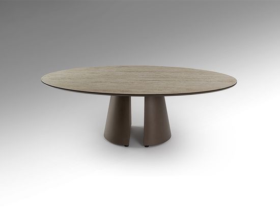 Samara Приставной столик цвет каменный/коричневый