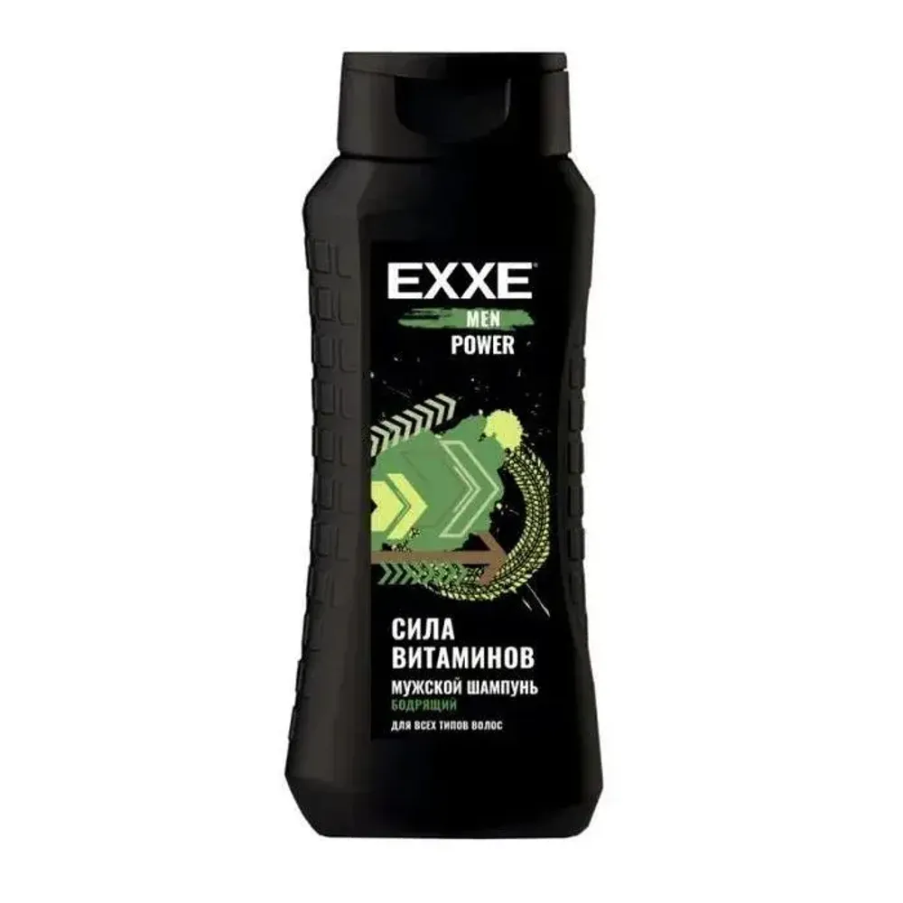 Шампунь мужской Бодрящий POWER EXXE MEN, 400 мл
