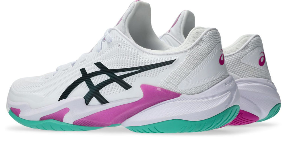 Мужские кроссовки для Падел Asics Court FF 3 - white/digital sakura