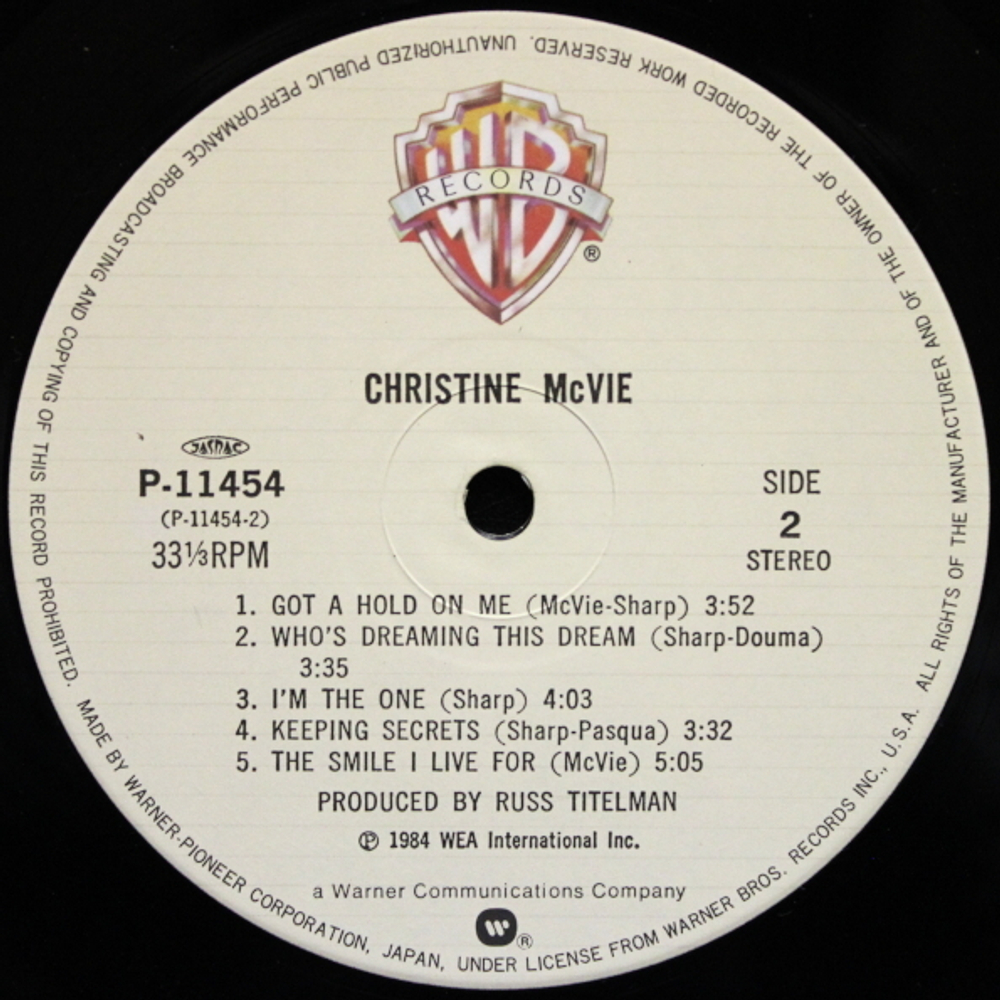 Christine McVie / Christine McVie (LP)