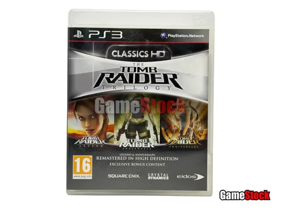 PS3 Tomb Raider Trilogy Classics HD (Б/У, Английская версия, BLES-01195)