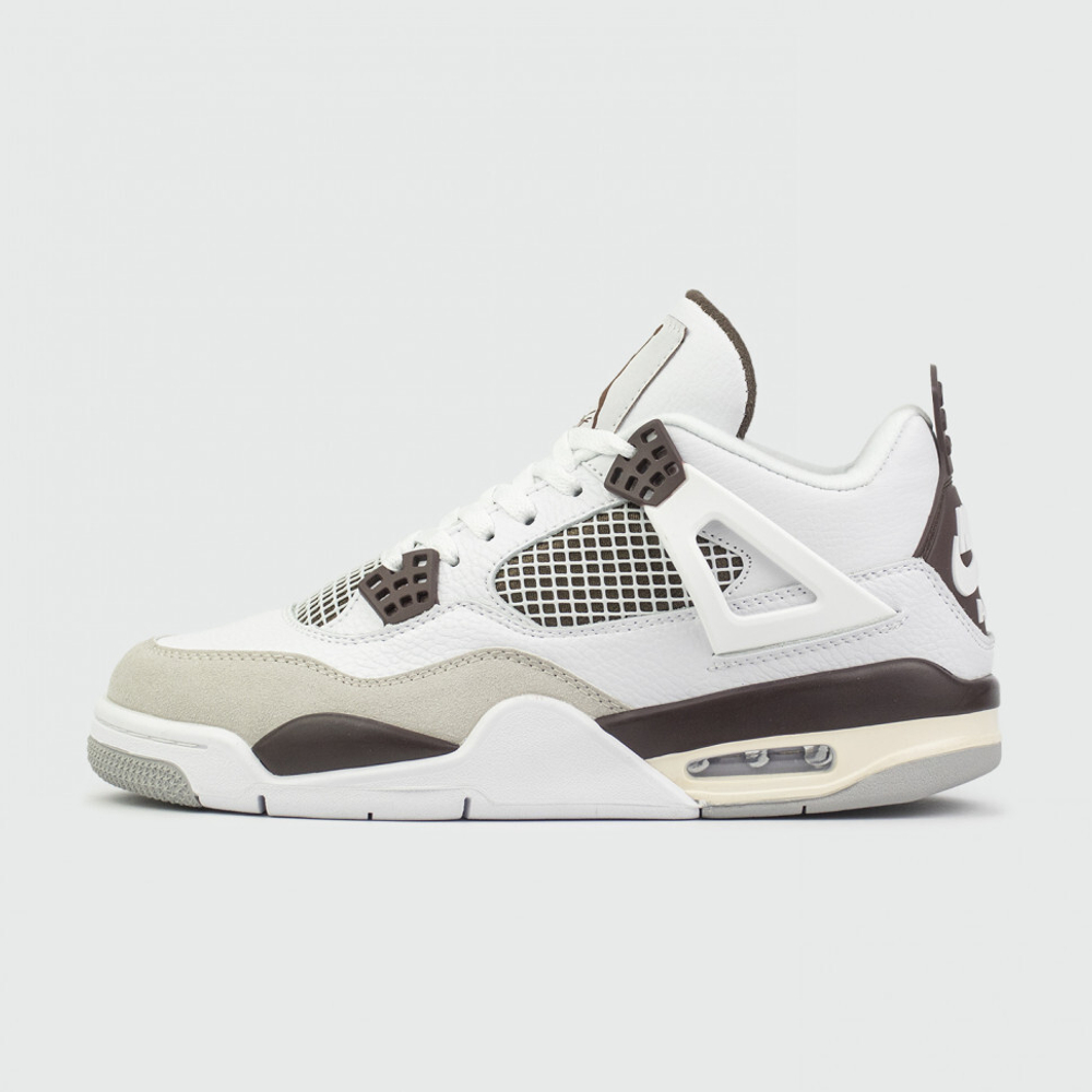кроссовки Air Jordan 4 x A Ma Maniere White / Brown