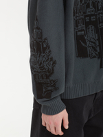Мужской Свитер (Round-neck) Falling Castles