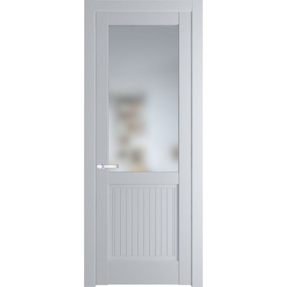 Межкомнатная дверь эмаль Profil Doors 3.2.2PM лайт грей остеклённая