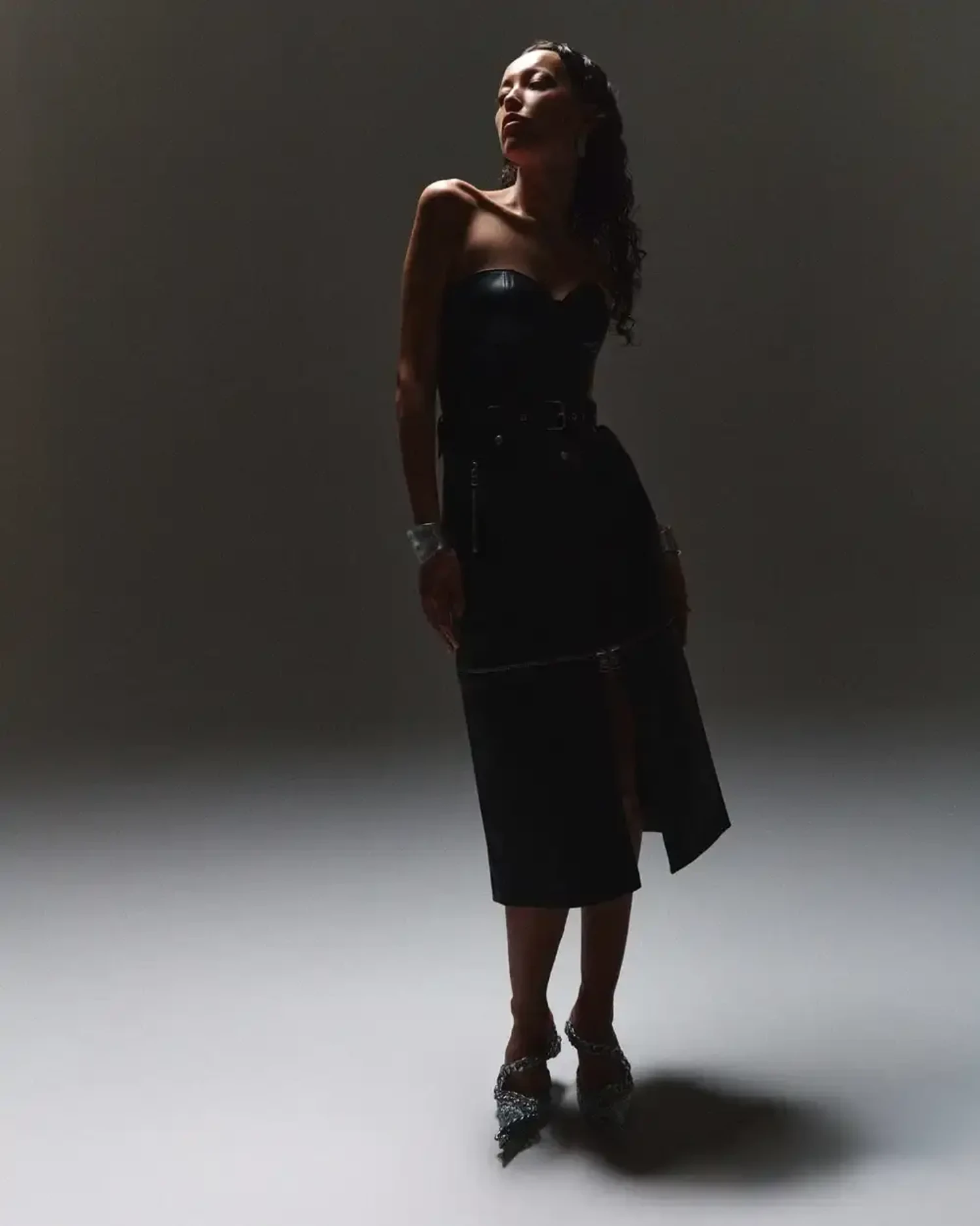 Юбка-трансформер из кожи Наппа